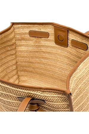 Borsa shopping in rafia effetto paglia beige GIANNI CHIARINI | BS6850COMMRVMRK064